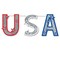 Party Central Club Pack of 12 Red and Blue Patriotic Glittered USA Party Streamers 4.5'